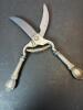 Sterling Handled Carving Tools and Poultry Shears with Ornate Design - 3