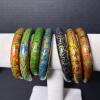 Cloisonn&eacute;-Style Bangles, Heart Earrings & Pendants - 5