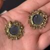 Cameo-Style Brooch and Earrings Set - 5