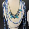 Assorted Blue Glass Beaded Costume Jewelry - 2