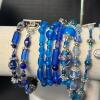 Assorted Blue Glass Beaded Costume Jewelry - 6