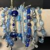 Assorted Blue Glass Beaded Costume Jewelry - 7