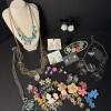 Floral Costume Jewelry, Earrings, & Necklaces
