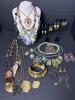 Handmade and Costume Jewelry Lot, Beaded, Metal, Stone