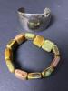 Handmade and Costume Jewelry Lot, Beaded, Metal, Stone - 4