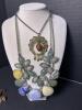 Handmade and Costume Jewelry Lot, Beaded, Metal, Stone - 10