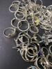 Silver Tone Costume Rings with Assorted Designs - 4
