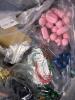 Costume Jewelry Pieces and Beads Variety Lot - 5