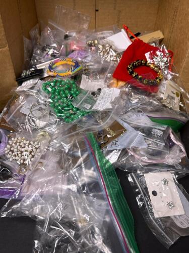 Costume Jewelry, Beaded Bracelets, Earrings, and Bangles