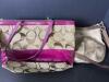 Coach Signature Shoulder Bag and Tote with Leather Trim - 9