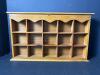 Wooden Wall Display Shelf with Scalloped Top