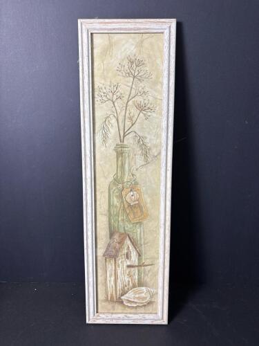 21"x 6" Framed Rustic-Style Still Life Wall Art