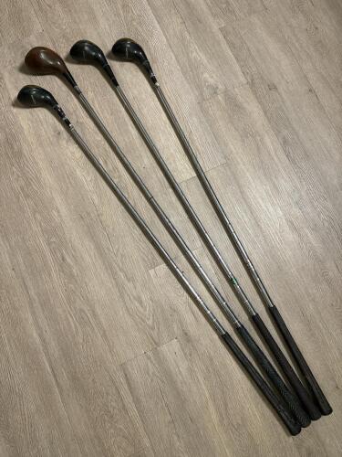 Vintage Ben Hogan and Haig Ultra Golf Woods