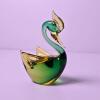 Murano Art Glass Swan Figurine in Mid-Century Modern Style