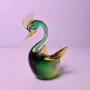 Murano Art Glass Swan Figurine in Mid-Century Modern Style - 2