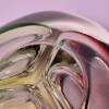 Murano-Style Art Glass Bowl With Tricolor Rim - 4