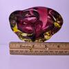 Murano-Style Art Glass Ashtray Bowl in Amberina Colors - 3