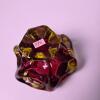 Murano-Style Art Glass Ashtray Bowl in Amberina Colors - 4