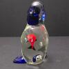 Murano-Style Art Glass Pelican Paperweight with Fish Motif - 2