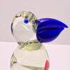 Murano-Style Art Glass Pelican Paperweight with Fish Motif - 4