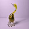Murano-Style Art Glass Duck Figurine