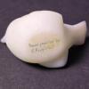 Hand-Painted Glass Bird Figurine with Floral Decoration - 3