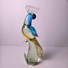 Murano-Style Art Glass Parrot Figurine