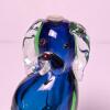 Murano Glass Dog Figurine Blue and Green - 5