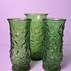 E.O. Brody Co. Crinkle Glass Vases