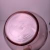 Pink Glass Pitcher With Rounded Body and Handle - 3