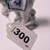 Blue and White Elephant Porcelain Figurine - 4