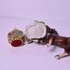 Decorative Figurines: Horse, Owl & Ornate Cloisonn&eacute;-Style Keepsake - 2