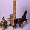 Decorative Figurines: Horse, Owl & Ornate Cloisonn&eacute;-Style Keepsake - 3