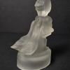 Frosted Art Glass Figurine of a Child in Cloak - 2