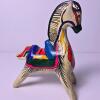 Folk Art Painted Horse Figurine in the Manner of Scandinavian Dala - 2