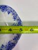 Liberty Blue Independence Hall Plate, Shelley Dainty Blue Saucer, Wild Fire USA Floral Bowl - 4