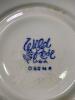 Liberty Blue Independence Hall Plate, Shelley Dainty Blue Saucer, Wild Fire USA Floral Bowl - 6