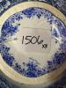 Liberty Blue Independence Hall Plate, Shelley Dainty Blue Saucer, Wild Fire USA Floral Bowl - 11