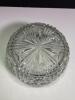Cut Glass Bowl with Silver Plate Rim - 3