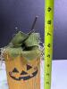 Handmade Rustic Wood Block Jack-O'-Lantern Pumpkin Decorations - 6