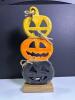 Hand Carved Stacked Jack-O'-Lantern