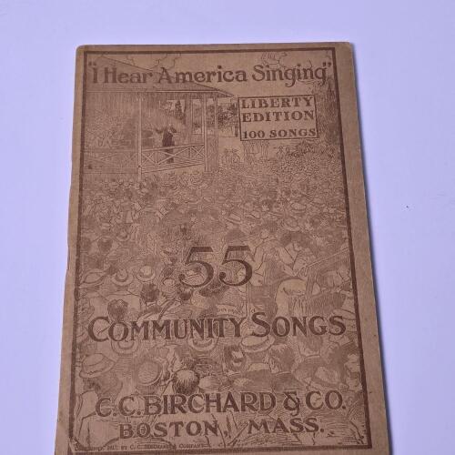 Community Songs Liberty Edition Songbook by C.C. Birchard & Co.