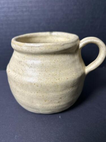 Studio Pottery Mug with Handle, Rustic Glaze