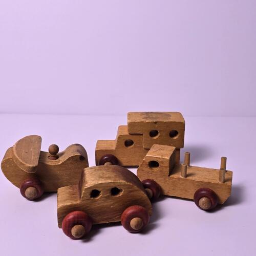 Montgomery Schoolhouse Wooden Toy Vehicles Vermont