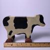 Wooden Cow Pull Toy with Painted Spots - 3