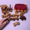 Wooden Toy Vehicles and Tractor Trailer Assortment - 2