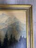 29"x 37" Framed Landscape Wall Art Jungfrau Mountain Scene - 7