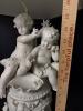 Bisque Porcelain Cherub Figural Table Lamp - 3