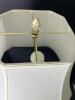 Bisque Porcelain Cherub Figural Table Lamp - 5