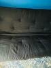 Wood Futon Sofa Bed with Black Mattress - P/U in N. Andover, MA - 3